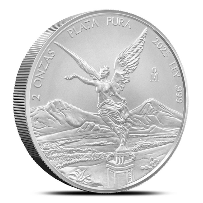 2025 2 oz Mexican Silver Libertad Coin (BU)