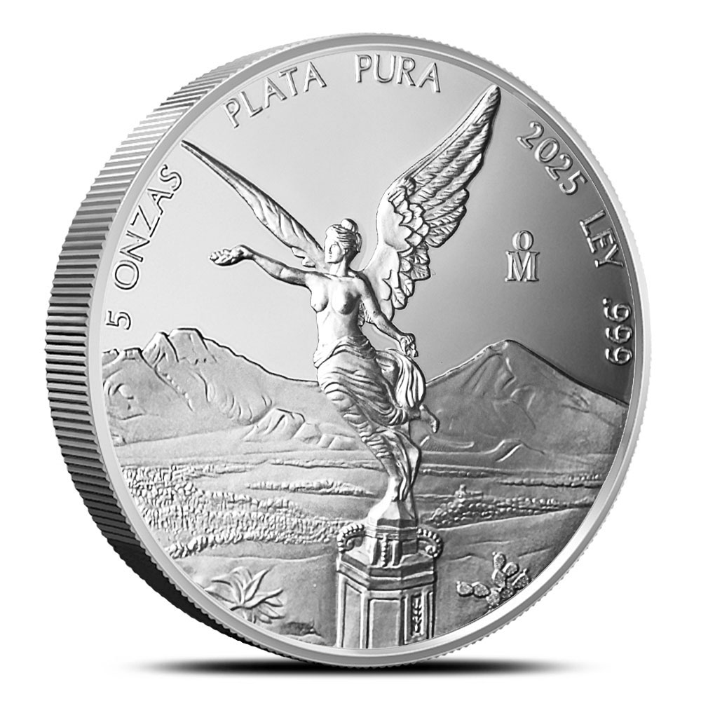 2025 5 oz Proof Mexican Silver Libertad Coin (In Capsule)