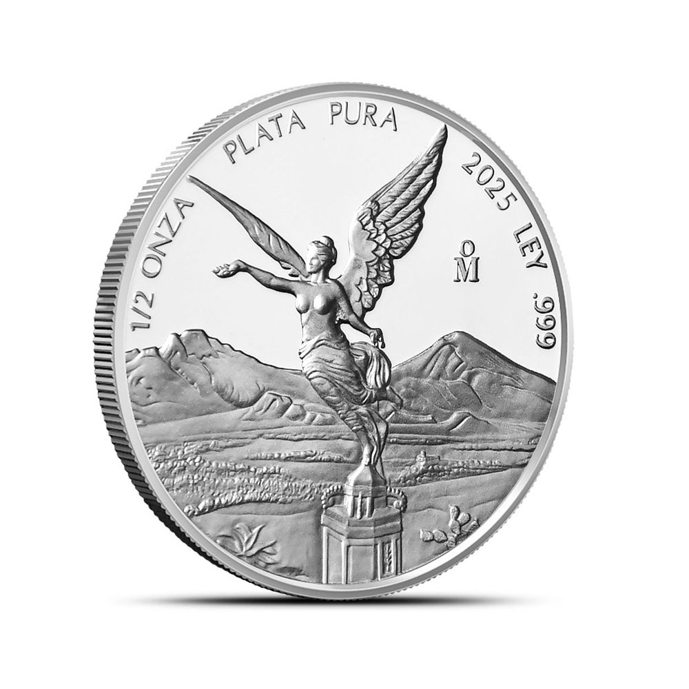 2025 1/2 oz Proof Mexican Silver Libertad Coin (In Capsule)