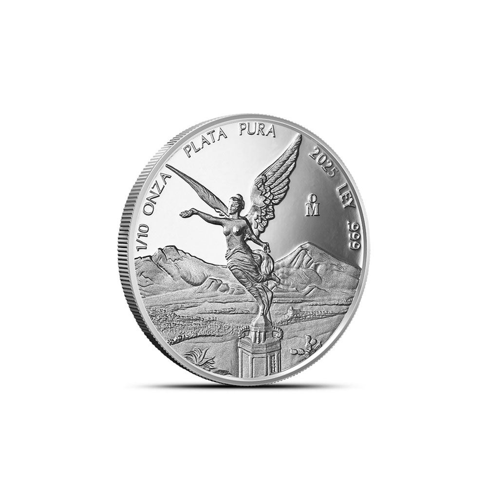 2025 1/10 oz Proof Mexican Silver Libertad Coin (In Capsule)