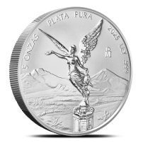 2025 5 oz Reverse Proof Mexican Silver Libertad Coin