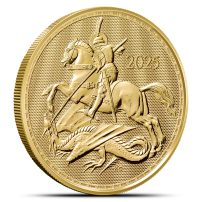 2025 1 oz British Gold St. George and the Dragon Coin (BU)