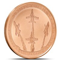 1 oz United States Navy Blue Angels Copper Round (New)