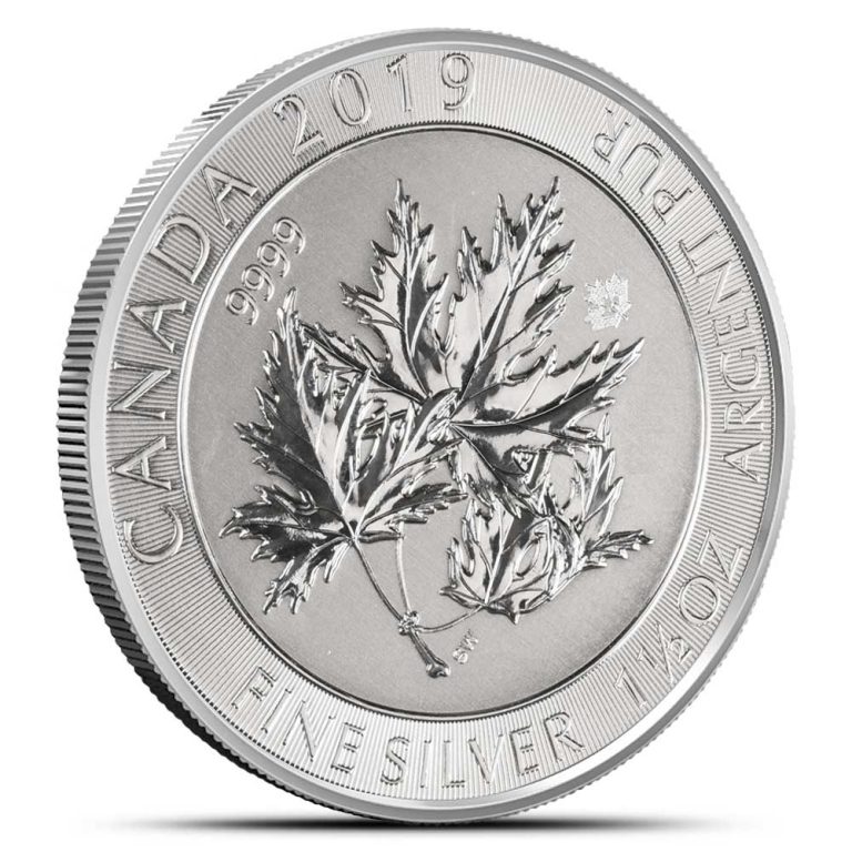 2019 1.5 oz Canadian Silver SuperLeaf Coin