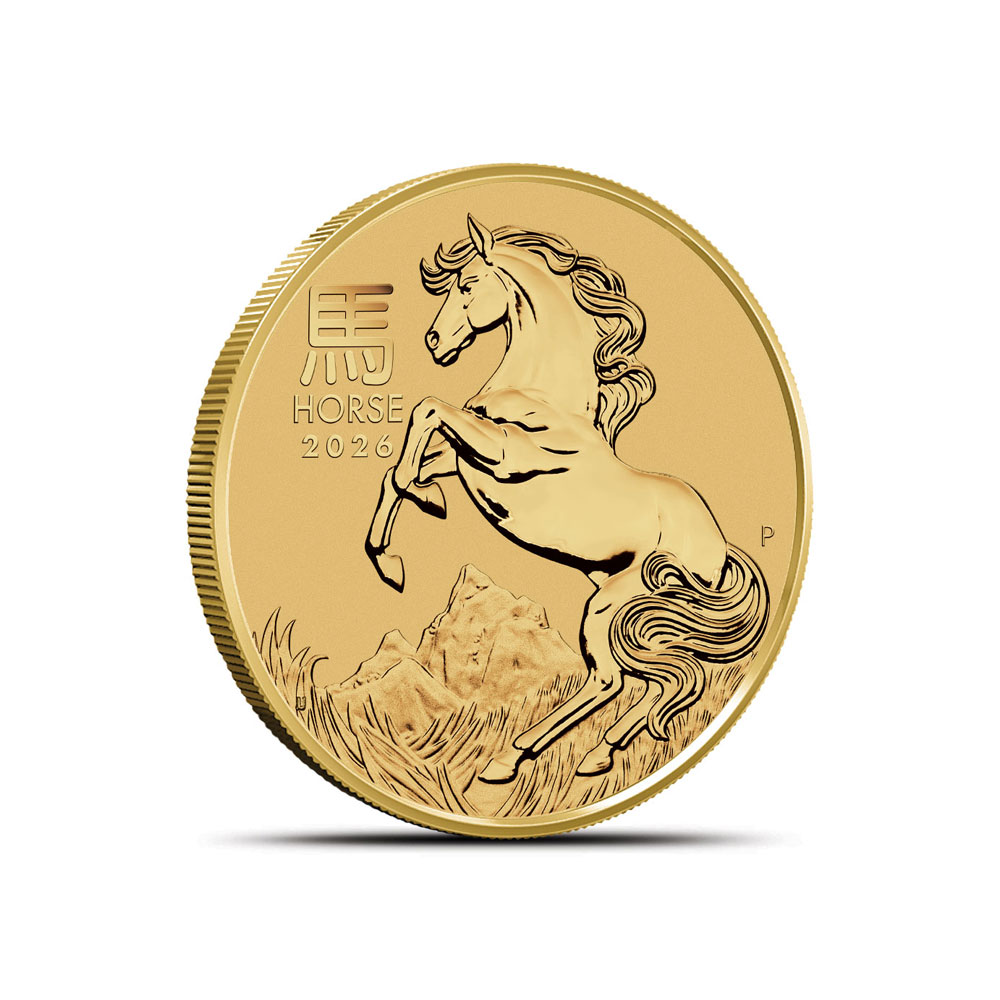 2026 1/10 oz Australian Gold Lunar Horse Coin (BU)