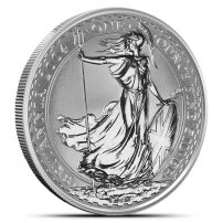 2004 1 oz British Silver Britannia Coin