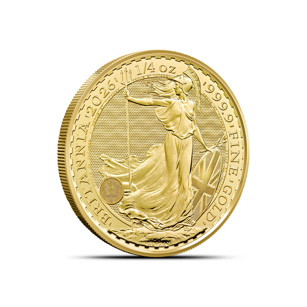 2026 1/4 oz British Gold Britannia Coin (BU)
