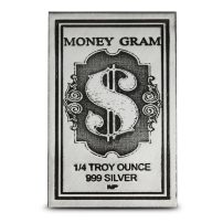 1/4 oz North View Products Money Gram Silver Card (New)