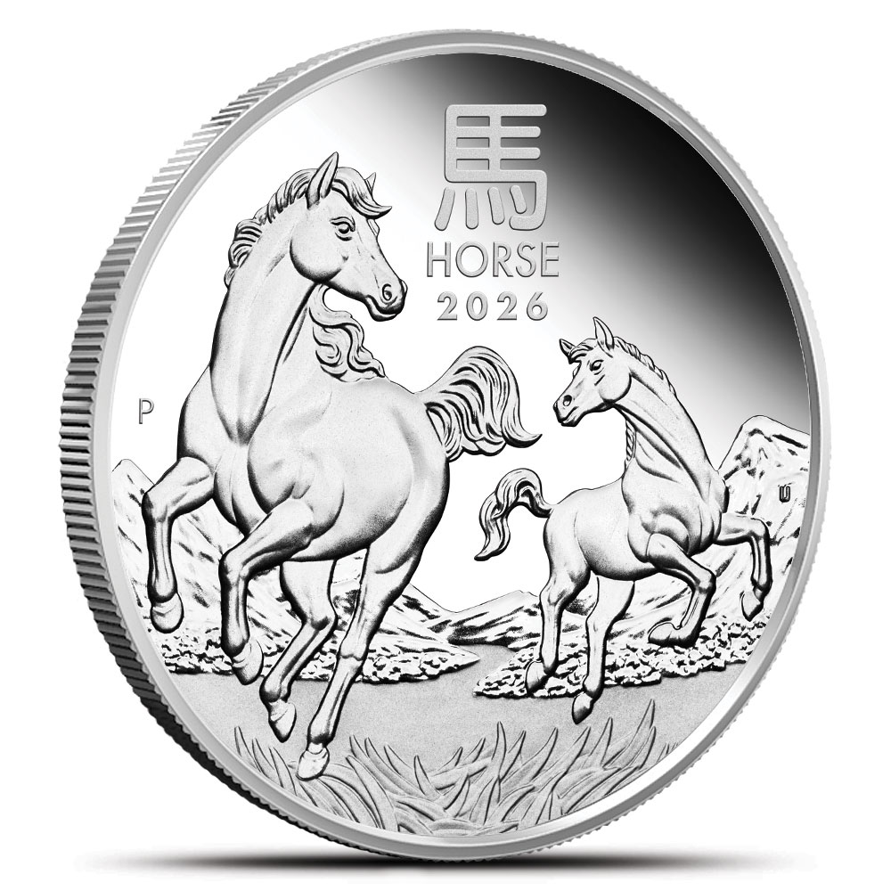 2026 1 oz Proof Australian Silver Lunar Horse Coin (Box + CoA)