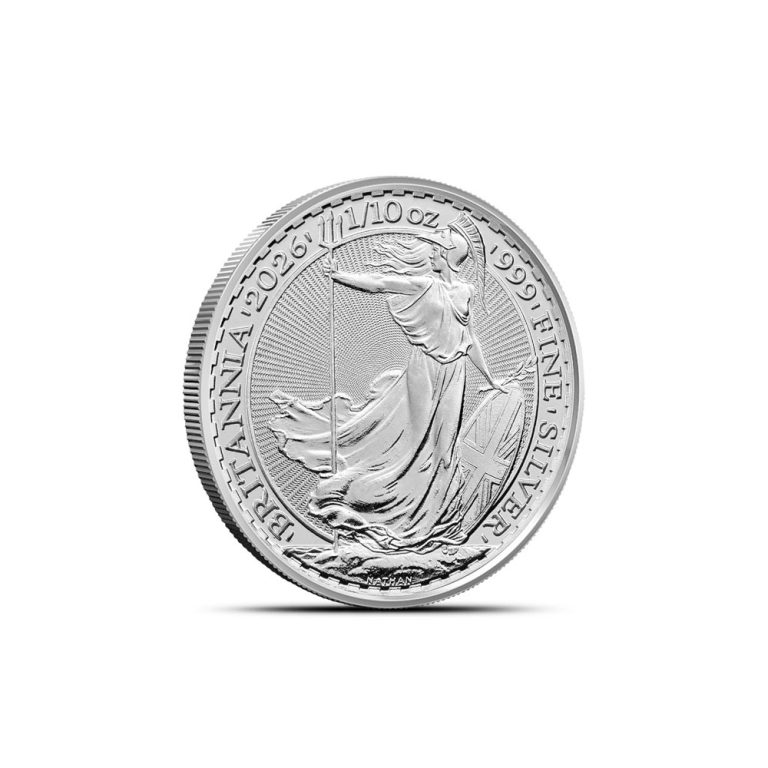 2026 1/10 oz British Silver Britannia Coin (BU)