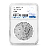 2025 Morgan Silver Dollar Coin NGC MS70 ER