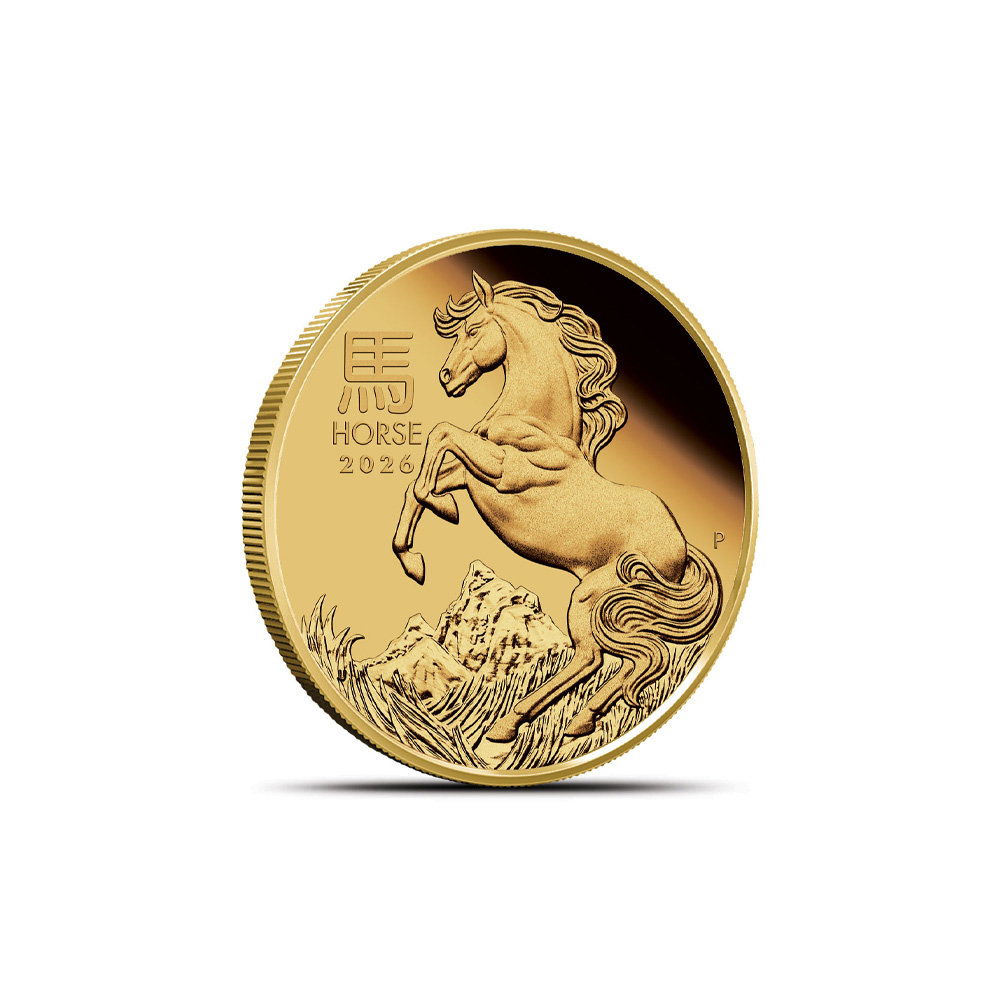 2026 1/10 oz Proof Australian Gold Lunar Horse Coin (Box + CoA)