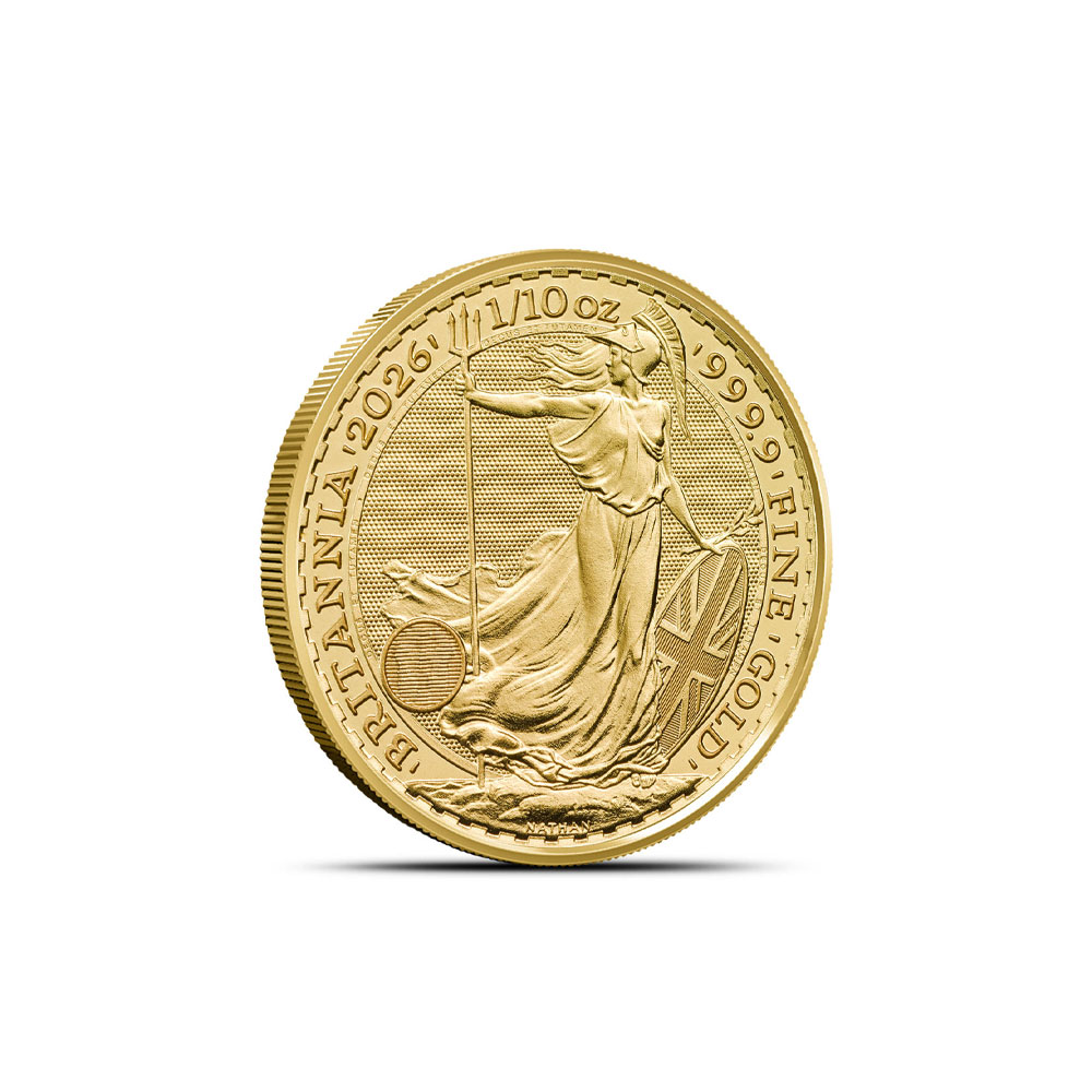 2026 1/10 oz British Gold Britannia Coin (BU)