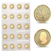 2026 1/4 oz Canadian Gold Maple Leaf Sheet (20 Coins, BU)