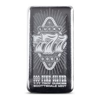 2025 7.77 oz Scottsdale Mint Lucky Sevens Silver Bar (New)