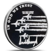 1 oz President Trump Jets Silver Medallion