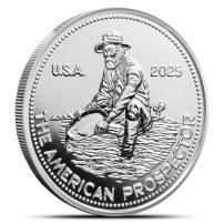 1 oz Engelhard Prospector Silver Round (Proof-Like)